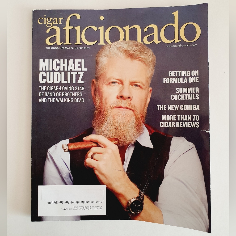 Cigar Aficionado Magazine May, 2025 - Michael Cudlitz